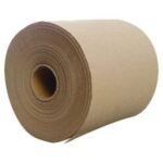 600' Natural Brown Kraft Roll Paper Towel - 1 case (12 rolls)