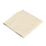 9" x 9" Brown 1-Ply 1/4 Fold Cocktail Napkin - 1 case (4000 piece)
