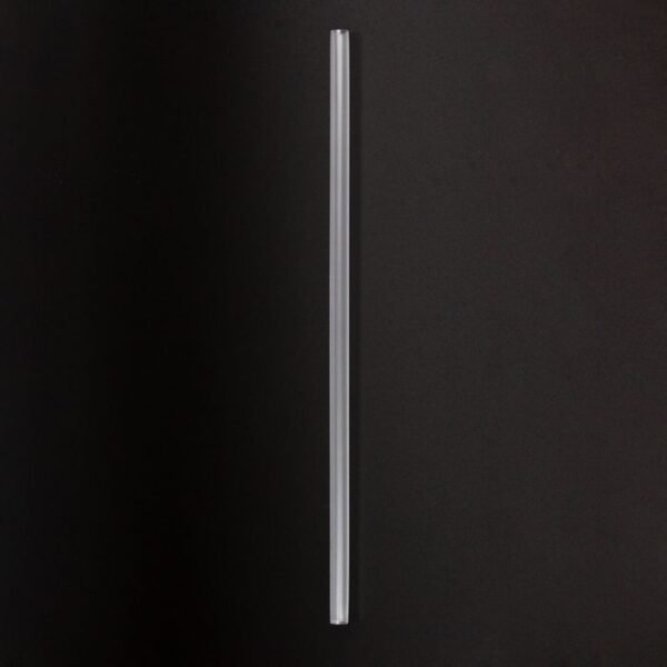 9" Giant (8mm) Clear Film-Wrapped Plastic Straw - 2000/Case