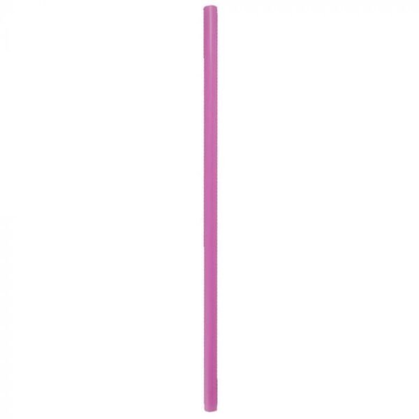 9" Giant (8mm) Purple Film-Wrapped Plastic Straw - 1 case (2000 piece)