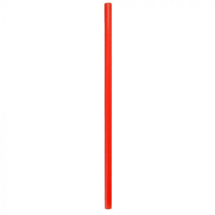1338r.1 9" Giant (8mm) Red Film-Wrapped Plastic Straw - 1 case (2000 piece) - Image 1