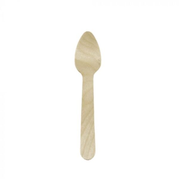 Wooden Mini Spoon 4.25" - 1 case (3000 piece)