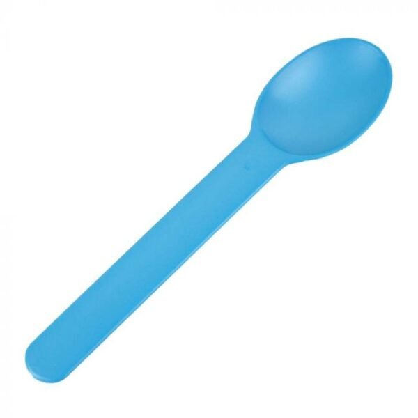 Blue Eco-Friendly WideHandle Spoon - 1 case (1000 piece)