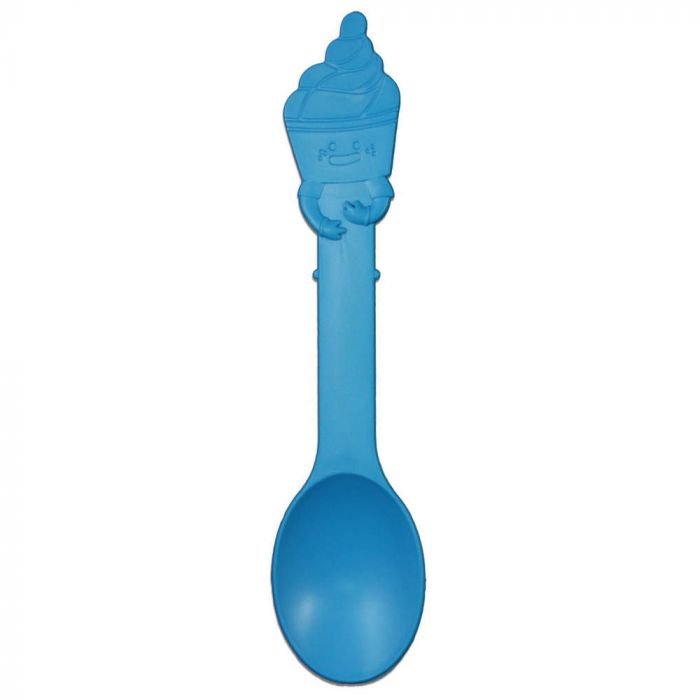 16212.1 Blue Eco-Friendly Swirl Spoon - 1 case (1000 piece) - Image 1