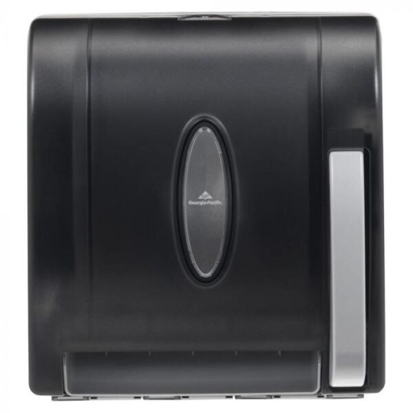 Georgia-Pacific Push-Paddle Hardwound Roll Paper Towel Dispenser, Smoked - 1 case (1 piece)