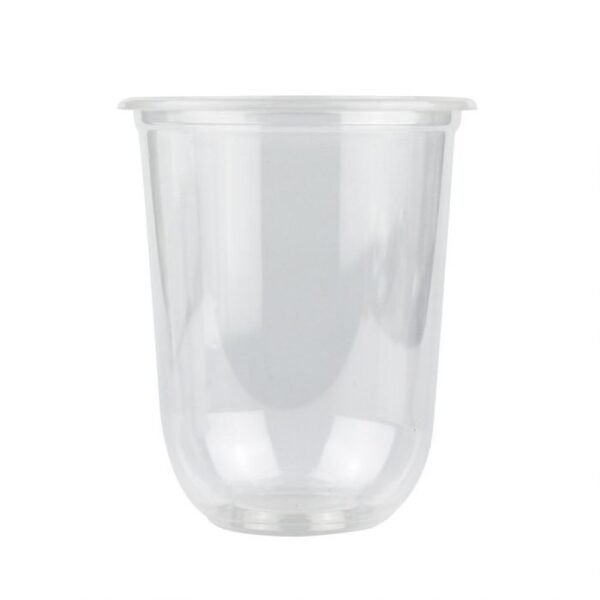 16 oz Clear Round Bottom PP Plastic Cup (95mm rim) - 1000/Case