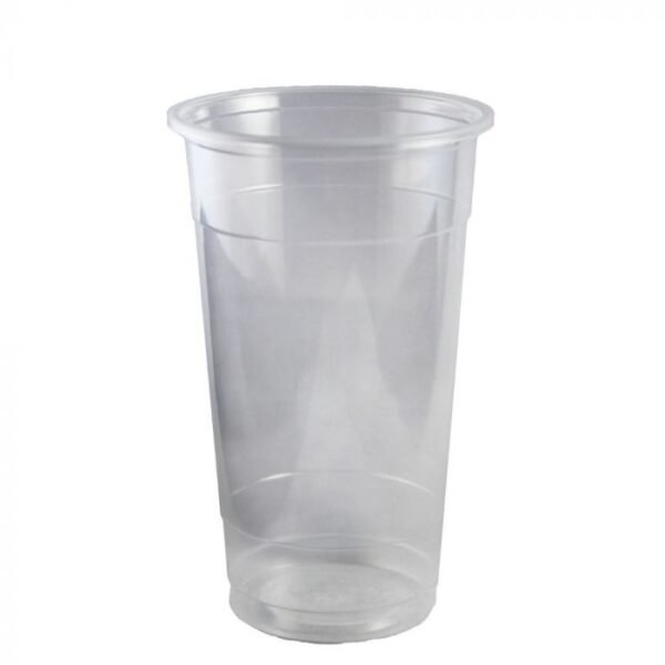 24 oz Clear PP Cup Non-Rib (Machine Seal 95mm) - 1000/Case