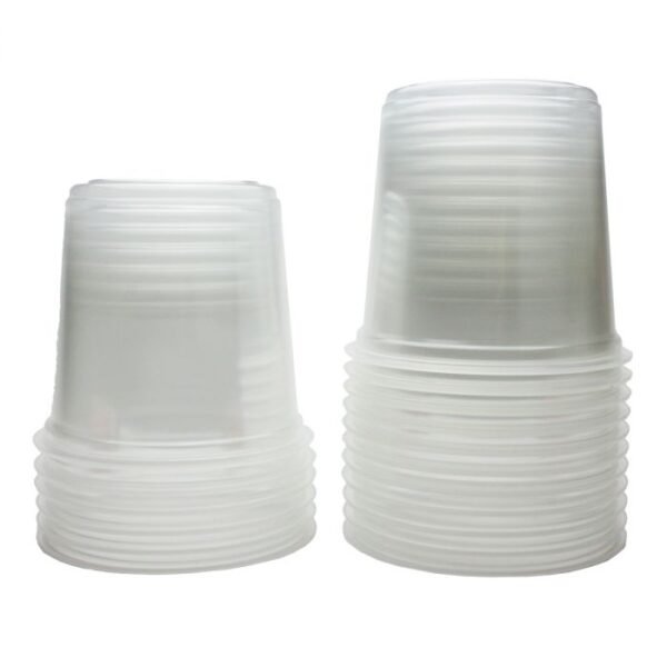 25 oz Clear Jumbo PP Cup Extra Wide (machine seal 120mm) - 500/Case (use film #32902)