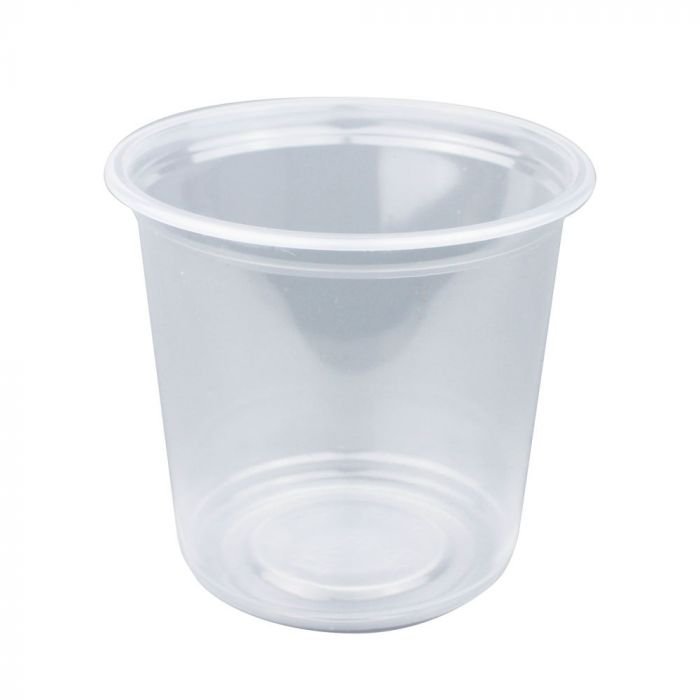 32250.1_1 25 oz Clear Jumbo PP Plastic Cup (120mm) - 1 case (500 piece) - Image 1