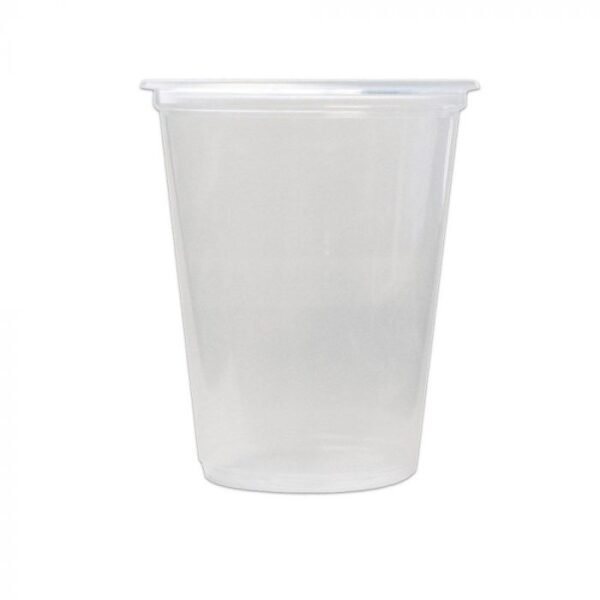 33 oz Clear Jumbo PP plastic Cup (120mm) - 1 case (500 piece)