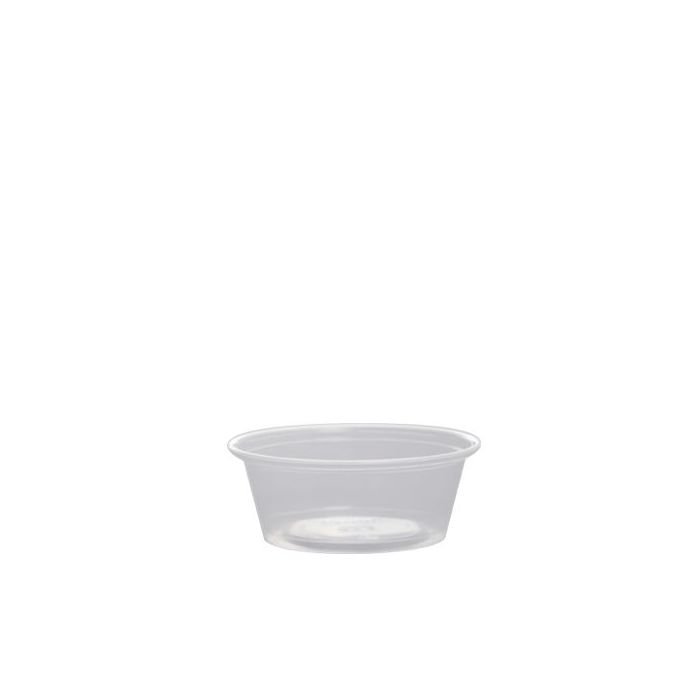 38001k.1 Plastic Deli Containers 1.5 oz - 2500/case (25x100) - Image 1