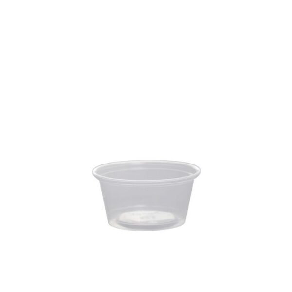2 oz Clear PP Plastic Portion Cup - 2500/Case