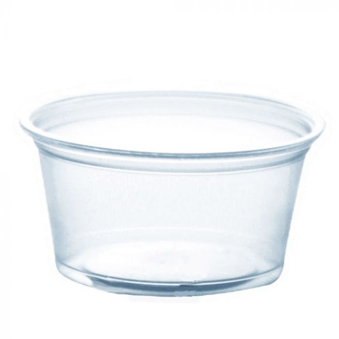 38003.1 3.25 oz Clear PP Plastic Portion Cup - 1 case (2500 piece) - Image 1
