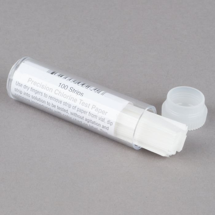 4400.2 FMP Precision Chlorine Test Strips 100 Piece/Bottle - 1 bottle - Image 1