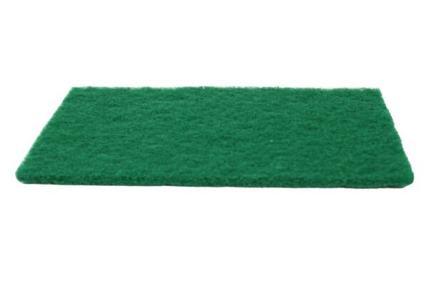 6" x 9" Green Heavy Duty Scouring Pad - 10 piece bag