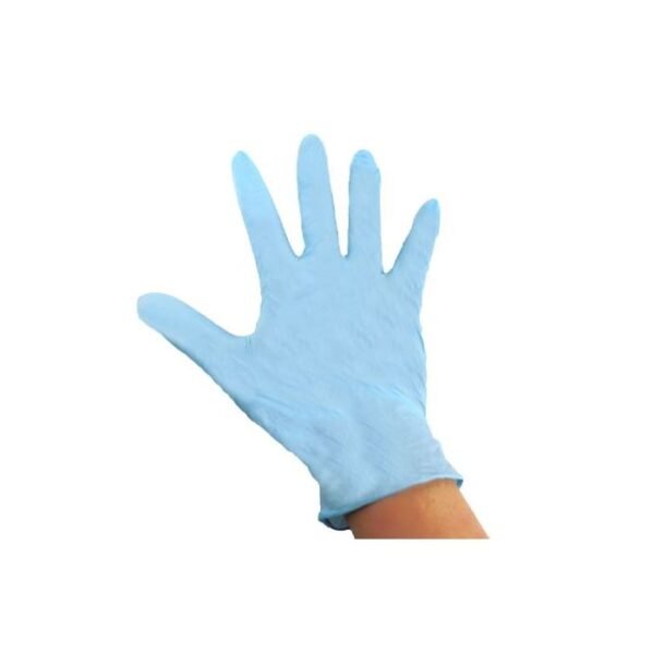 Small Blue Powder Free Single Use Non-Sterile Nitrile Exam Glove - 1000/cs