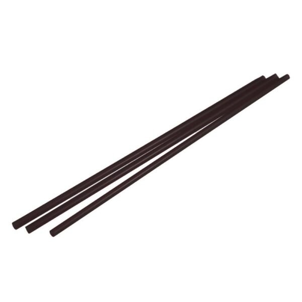 5.25" Coffee Stirrer Straws, Black - 1000 piece box