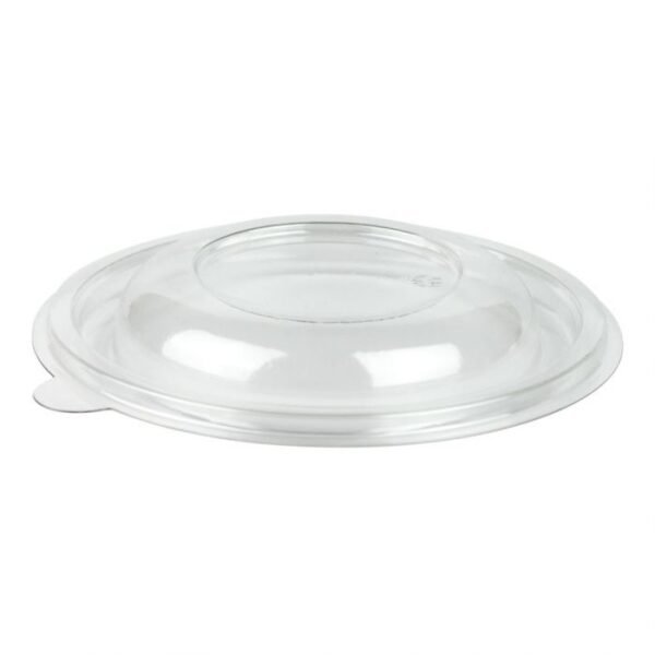 Clear Flat Lid For 16 oz 5.5" Plastic Salad Bowl - 300/Case