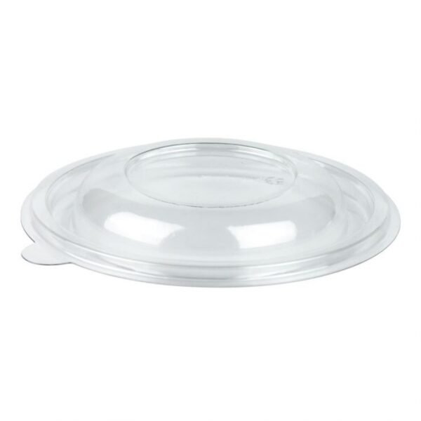 Clear Flat Lid For 18/24/32 oz 7" Plastic Salad Bowl - 1 case (300 piece) (Fit 7" Salad Bowls)