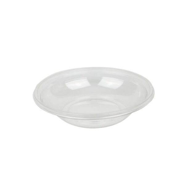 24oz Clear 8" Premium PET Plastic Salad Bowl - 200/Case