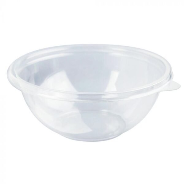 24 oz Clear Premium Plastic Salad Bowl (v2) - 1 case (300 piece) (for lid use #54590-2 or 54590-3)