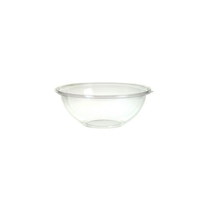 54524-sa.1 Sabert 24 oz / 7.5" Clear Premium Plastic Salad Bowl - 1 case (300 piece) - Image 1