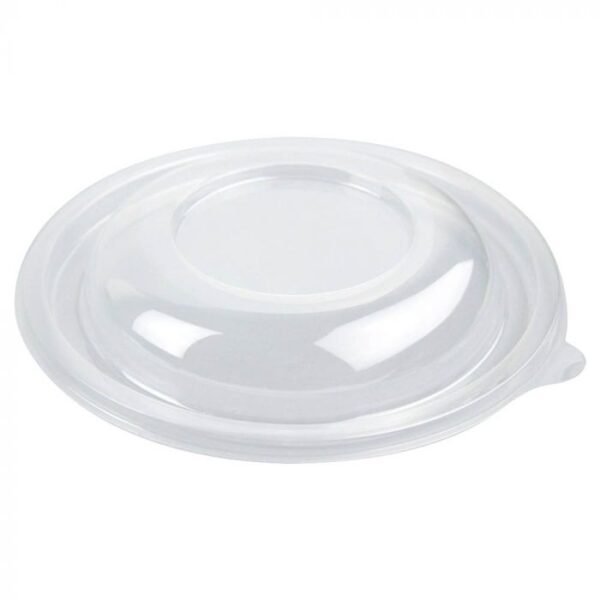 24 oz Clear Dome Plastic Bowl Lids (v3) - 1 case (300 piece) (Fit Bowl #54524-2)