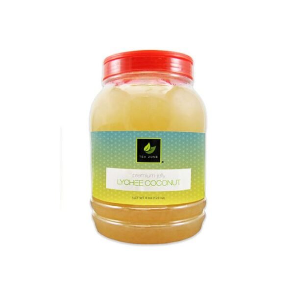 Tea Zone Lychee Coconut Jelly 8.5 lb Jar - 1 jar