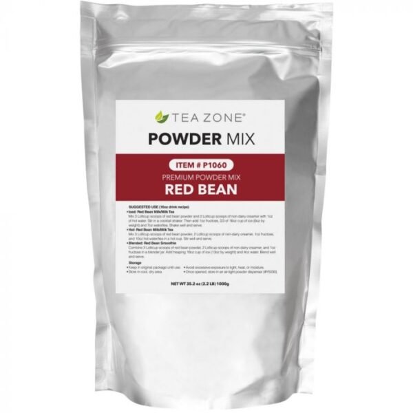 Tea Zone Red Bean Flavored Powder 2.2 lb Bag - 1 bag