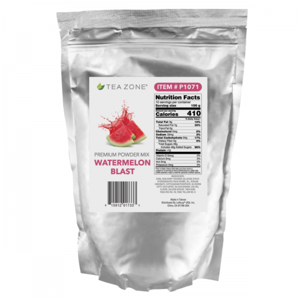 Tea Zone Watermelon Blast (mix) Powder 2.2 lb Bag - 1 bag