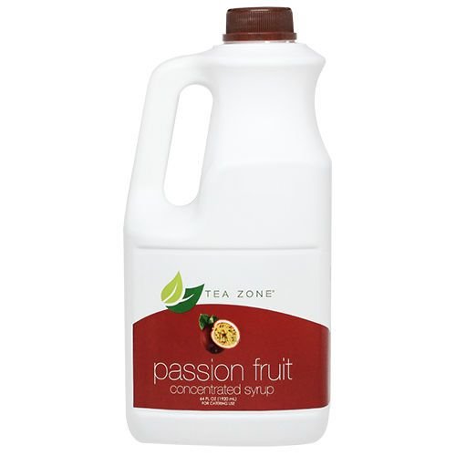 6308.1 Tea Zone Passion Fruit Syrup 64 fl. oz Bottle - 1 bottle - Image 1