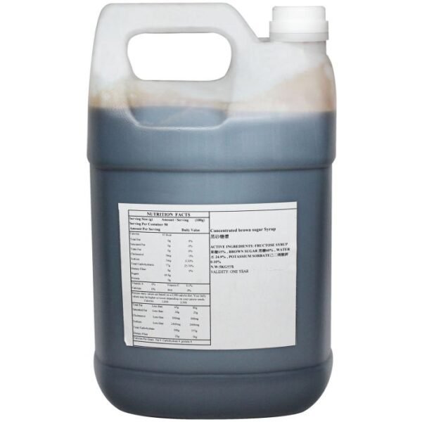 Tea Zone Original Dark Brown Sugar Syrup 11.2 lb Jug - 1 jug