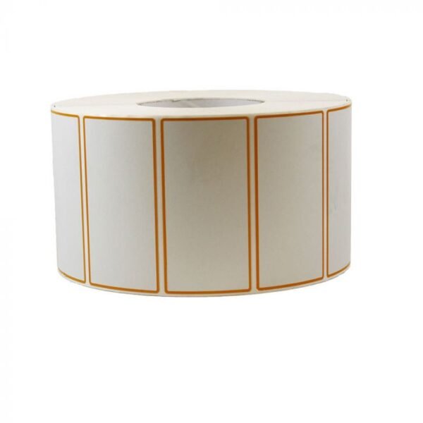 4"X2" Orange Frame Thermal Label, 3000/Roll (v2) - 1 case (4 roll)