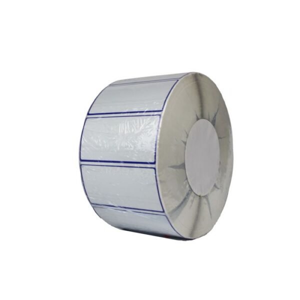 4"X2" Blue Frame Thermal Label, 3000/Roll (v3) - 1 case (4 roll)