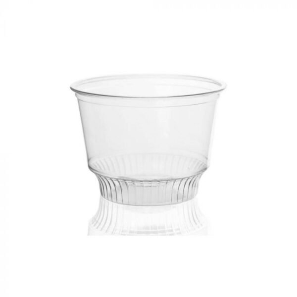 8 oz Clear PET Plastic Sundae Cup (92mm) - 1 case (1000 piece)