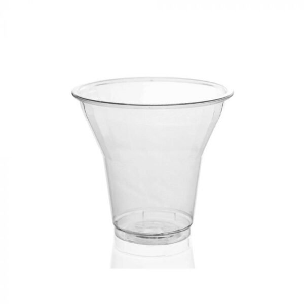 9 oz Clear PET Plastic Parfait / Dessert Cup (95mm) - 1 case (1000 piece)