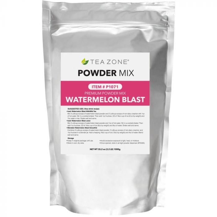 m Tea Zone Watermelon (mix) Powder 2.2 lb Bag - 1 bag - Image 1