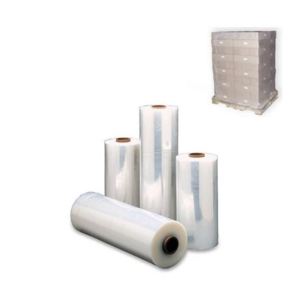 18" x 1500' Clear 65 Gauge (0.65mil) Stretch Wrap Roll - 1 case (4 roll)
