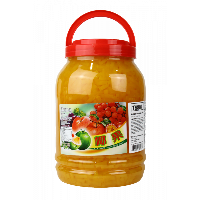 t6807 Ohsweet Mango Coconut Jelly 8.5 lb Jar - 1 jar - Image 1