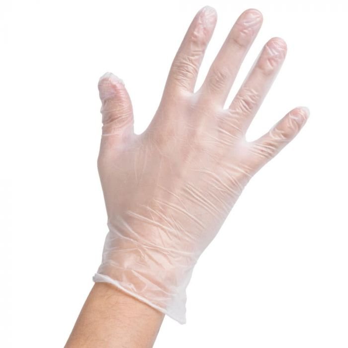vinyl_glove_4 Powder-Free Disposable Food Service Vinyl Gloves, Medium - 1 case (700 piece) - Image 1